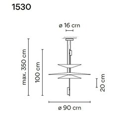 Vibia Flamingo 3X Small suspension lamp