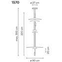 Vibia Flamingo 4X hanglamp