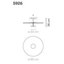 Vibia Flat 2X 90 plafondlamp