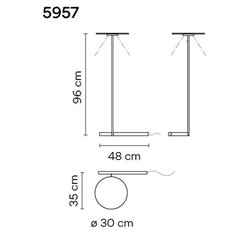 Vibia Flat 96 floor lamp