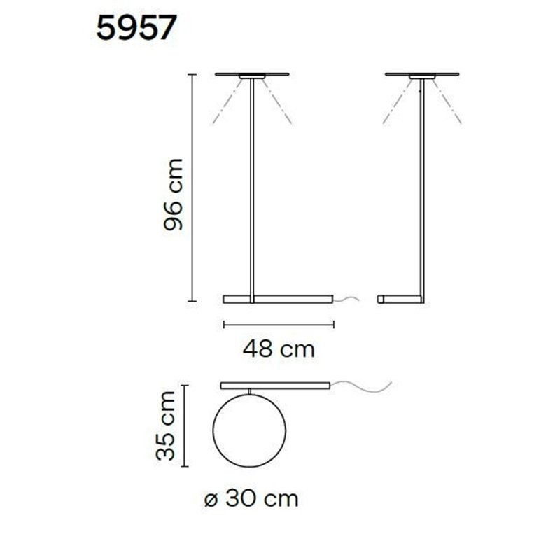 Vibia Flat 96 staanlamp