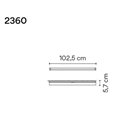 Vibia Halo Wall 1X wandlamp