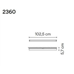 Vibia Halo Wall 1X wall lamp