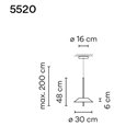 Vibia Mayfair 30 A hanglamp