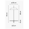 Vibia Mayfair Mini - 5497 table lamp