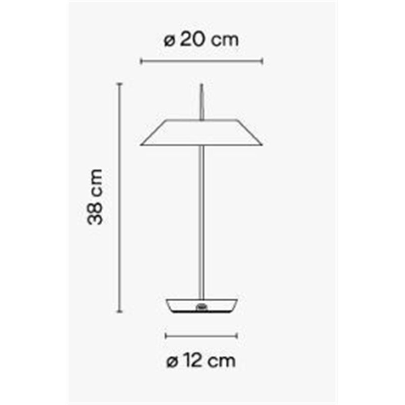Vibia Mayfair Mini Portable - 5495 tafellamp