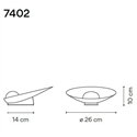 Vibia Musa 10 tafellamp