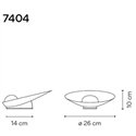 Vibia Musa 10 Portable tafellamp