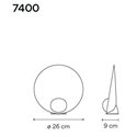 Vibia Musa 26 tafellamp