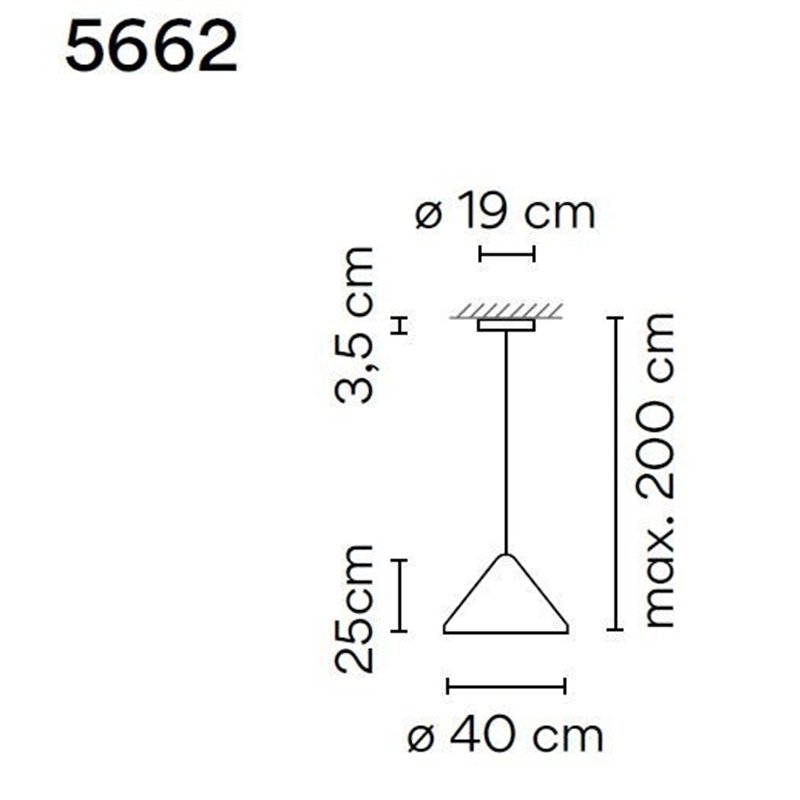 Vibia North 40 hanglamp