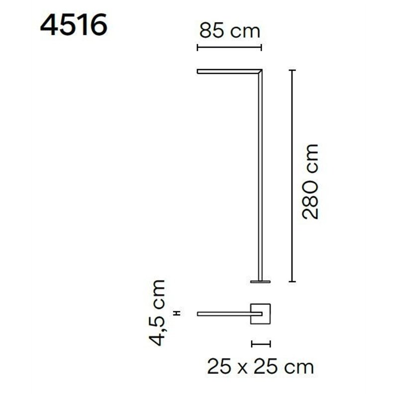 Vibia Palo Alto 280 tuinpaal