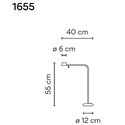 Vibia Pin 40 tafellamp