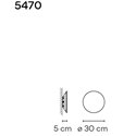 Vibia Puck Wall Art 30 wandlamp