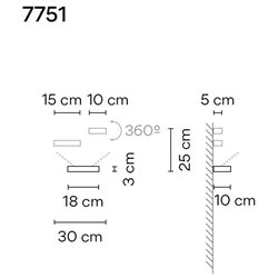 Vibia Set 18 2X wall lamp