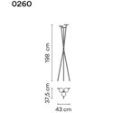 Vibia Skan Push staanlamp