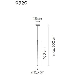 Vibia Slim 1X 100 suspension lamp