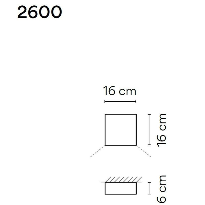 Vibia Structural 1X wandlamp