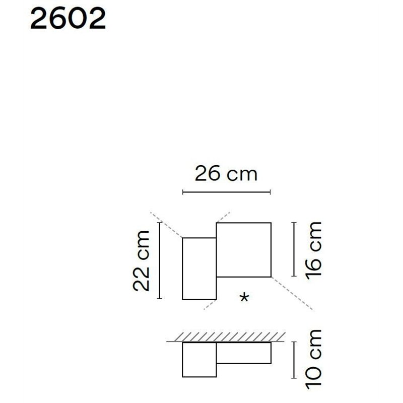 Vibia Structural 2X wandlamp