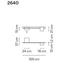 Vibia Structural 2X Extended 120 plafondlamp