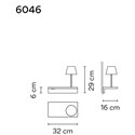 Vibia Suite 16 Right Read wandlamp