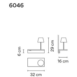 Vibia Suite 16 Right Read wall lamp