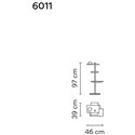 Vibia Suite 97 Glass Diffuser staanlamp