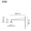 Vibia Tempo 120 Recessed wandlamp