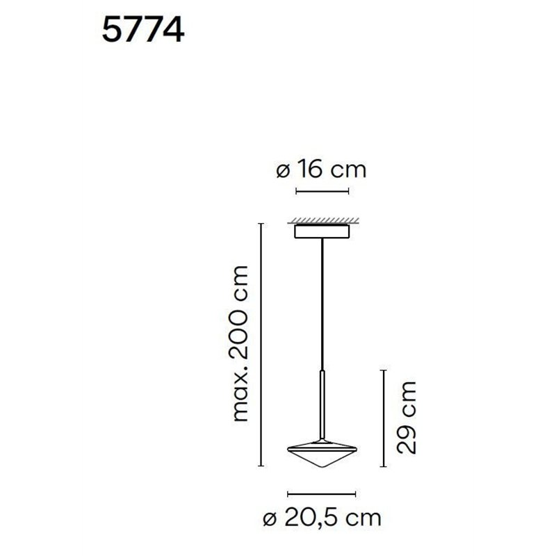 Vibia Tempo 20,5 hanglamp
