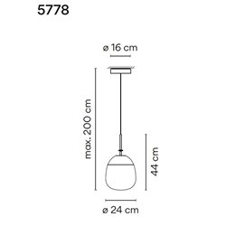 Vibia Tempo 24 suspension lamp
