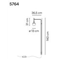 Vibia Tempo 36,5 wandlamp