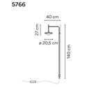 Vibia Tempo 40 wandlamp