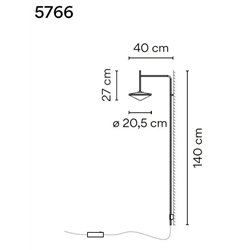 Vibia Tempo 40 wall lamp