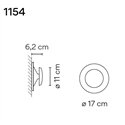 Vibia Top 17 wandlamp