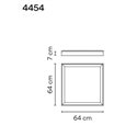 Vibia Up 64 plafondlamp