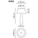 Vibia Wind 195 tuinpaal