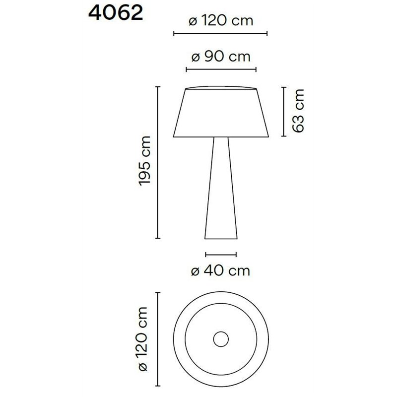 Vibia Wind 195 tuinpaal