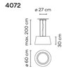 Vibia Wind 30 suspension lamp