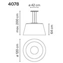 Vibia Wind 64 hanglamp