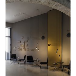 Vibia Wireflow Free-Form Straight - suspension lamp