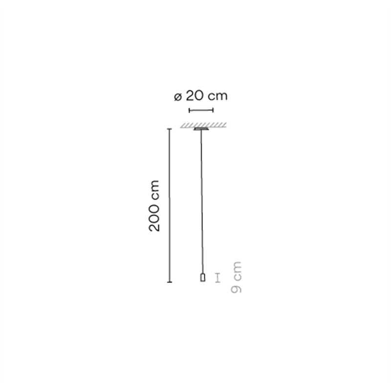 Vibia Wireflow Free-Form Straight-Pressed Glass - 0345 hanglamp