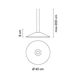 Vibia Circus Pendant Ø 40 cm - 0155 track lighting fixture