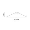 Vibia Circus Ø 40 cm - 0157 track lighting fixture