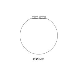 Vibia Circus Ø 20 cm - 0164 track lighting fixture