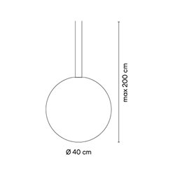Vibia Circus Pendant Ø 45 cm - 0167 Leuchte für Schienenbeleuchtung