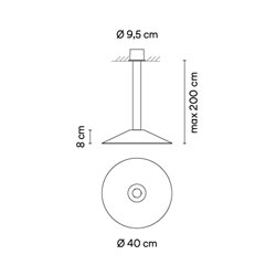 Vibia Circus solo Ø 40 cm - 0182 suspension lamp