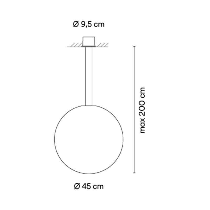 Vibia Circus solo Ø 45 cm - 0187 hanglamp