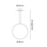 Vibia Circus solo Ø 45 cm - 0187 suspension lamp
