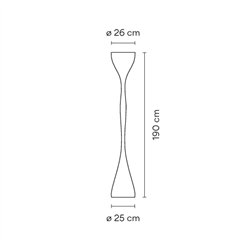 Vibia Jazz Ø 25 cm - 1329 floor lamp