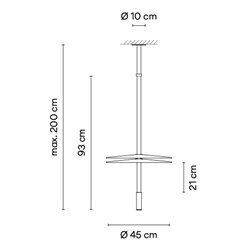 Vibia Flamingo mini Ø 45 cm - 1575 suspension lamp