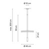 Vibia Flamingo mini Ø 45 cm - 1575 suspension lamp